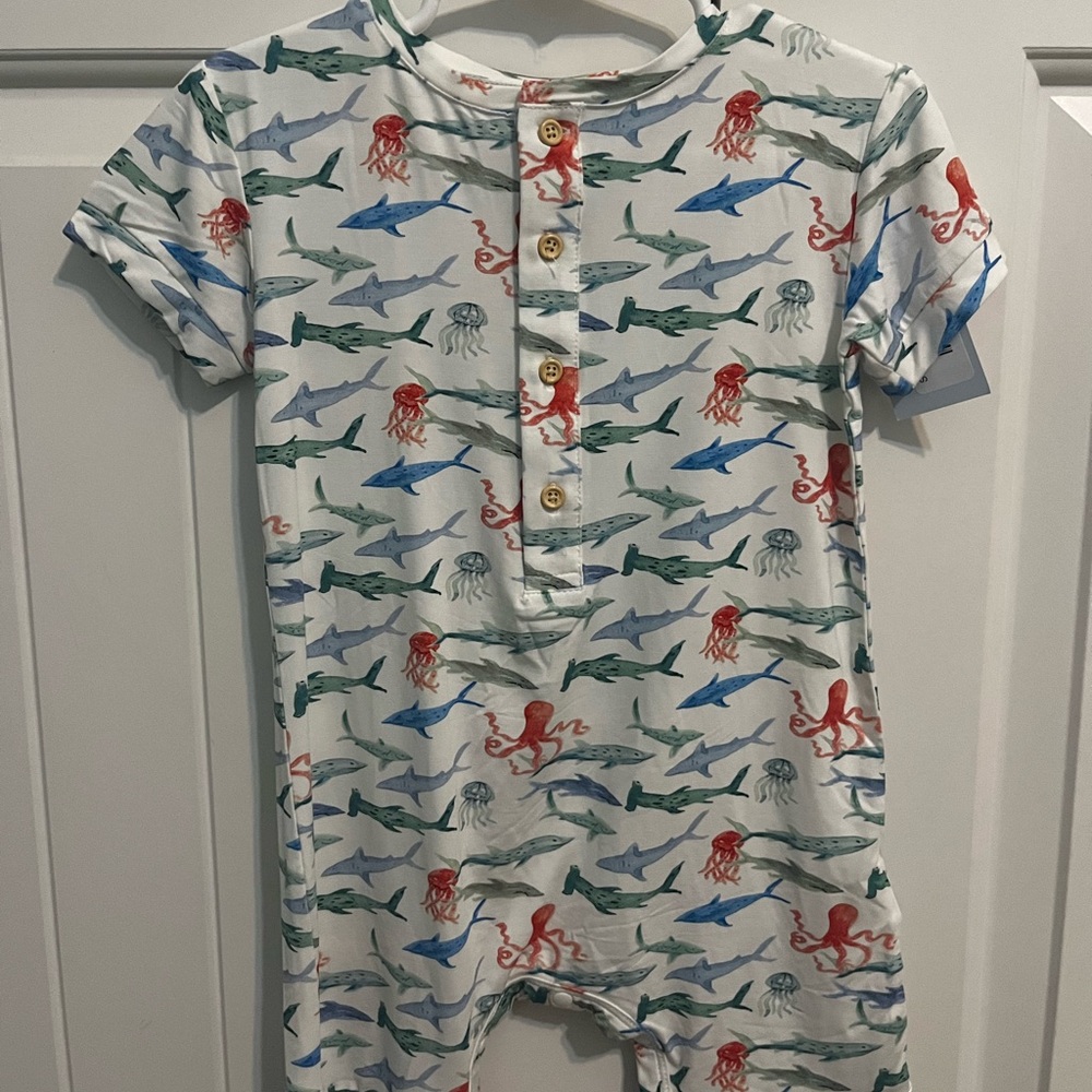 18/24M Tickety-Boo Shark Romper